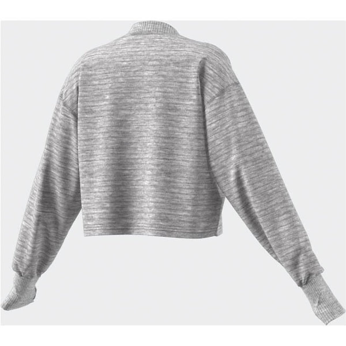 All Season Sweatshirt in Cotton Mix with Ribbed V-Neck grey, ADIDAS SPORTSWEAR