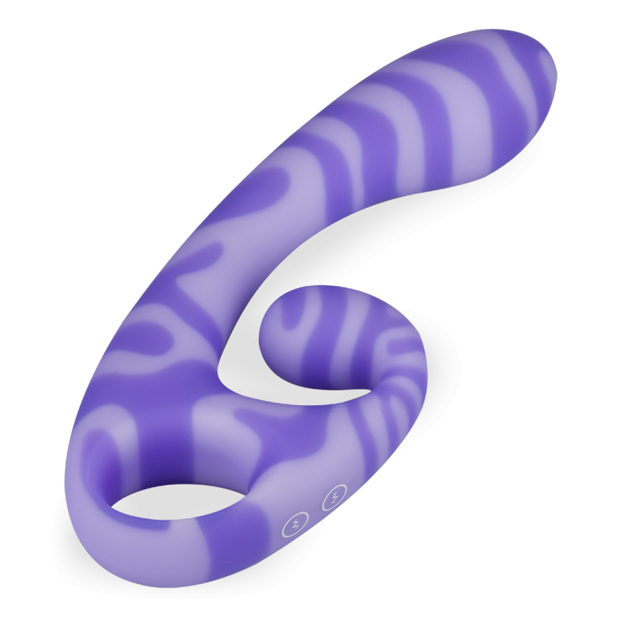 Vibromasseur puissant rabbit en silicone Ades violet, LOVE AND VIBES