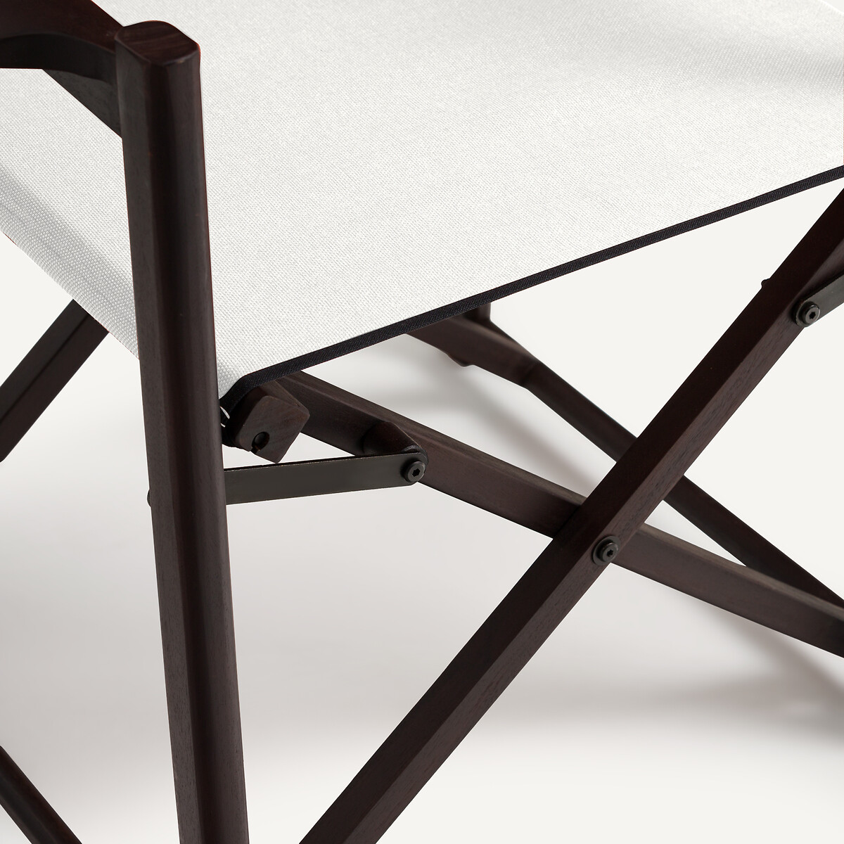 Fauteuil de table de jardin pliant acacia, Scorsi craie, AM.PM