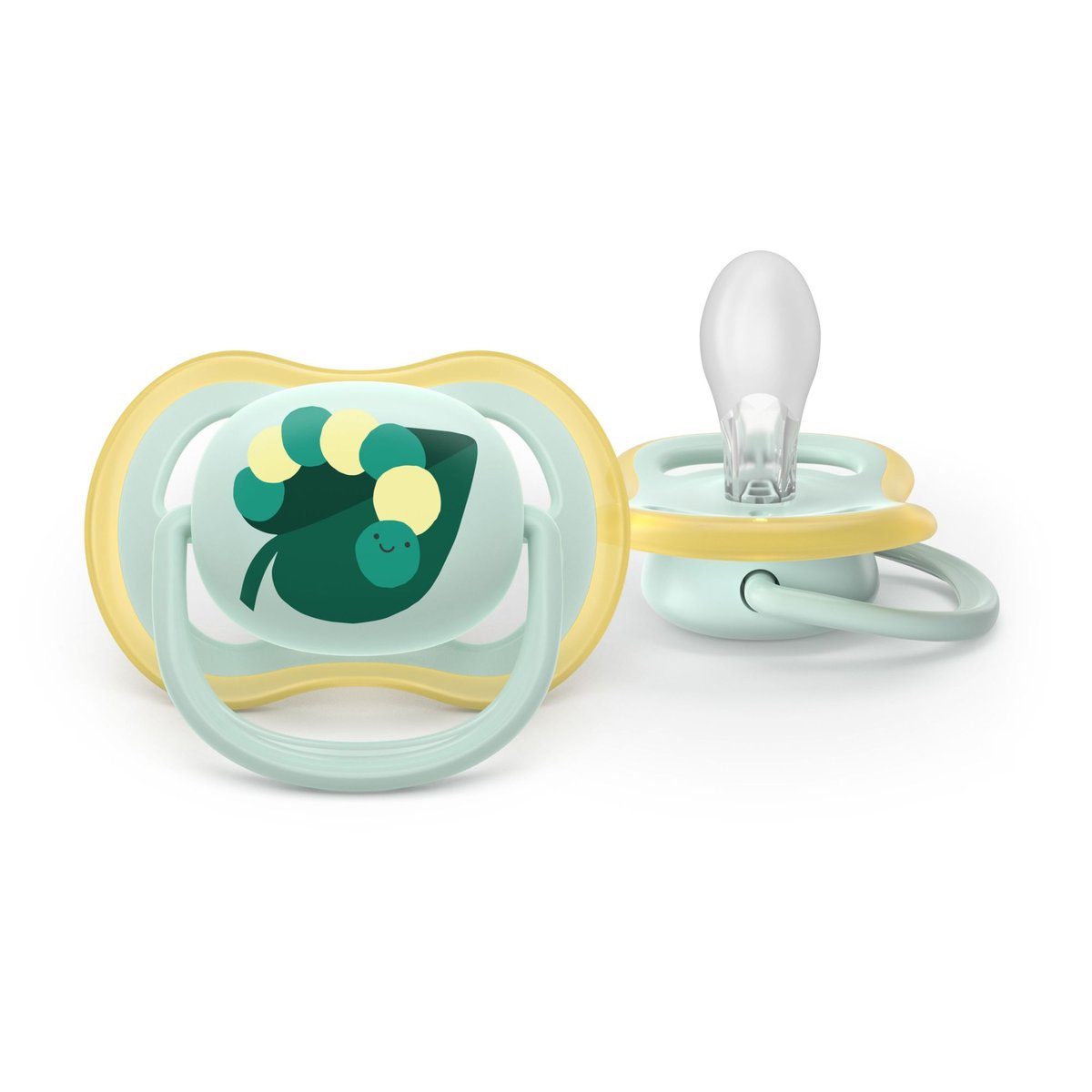 Lot de 2 sucettes Ultra transparent, PHILIPS AVENT