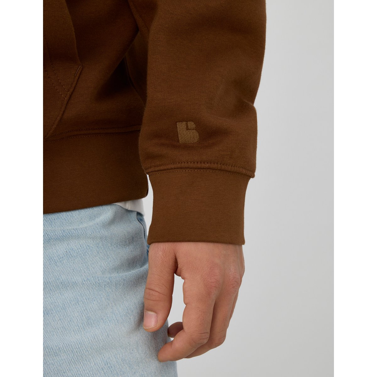 Sweat basique loose fit marron, BZB