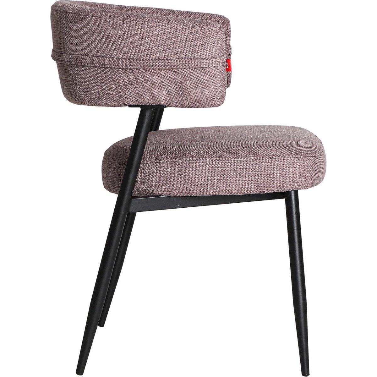 Chaise contemporaine collection merano mûre effet marbré et noir, RECOLLECTION
