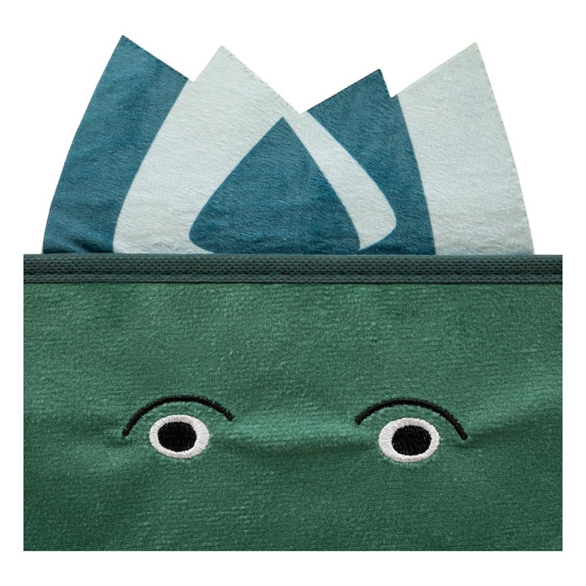 Boîte de rangement dino 29x29 vert, ATMOSPHERA