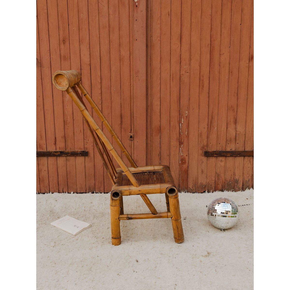 Chaise en bambou Claude N°1679 - Bon état bois clair, DEBONGOUT