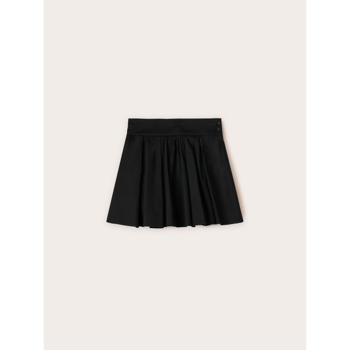 Jupe courte évasée noir, MOTIVI