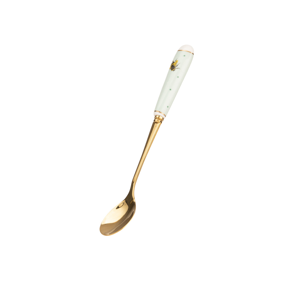 Set of 4 Bee Teaspoons in Gold multi-coloured, YVONNE ELLEN