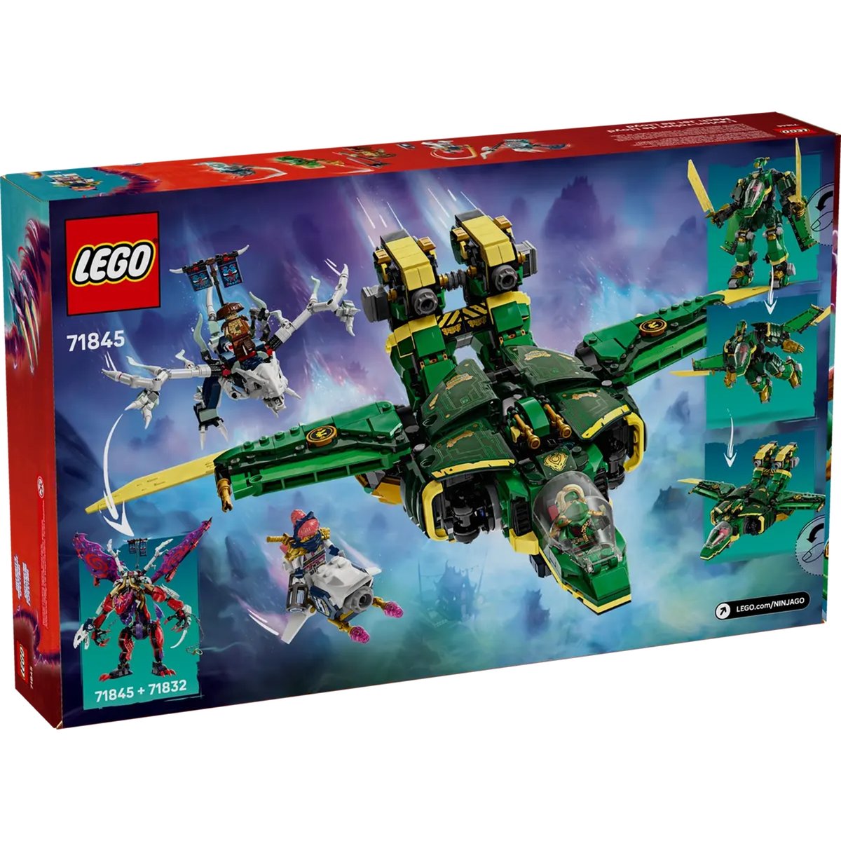 LEGO NINJAGO - Le Jet Mech de Lloyd - 71845 pour des aventures épiques v019845, LEGO
