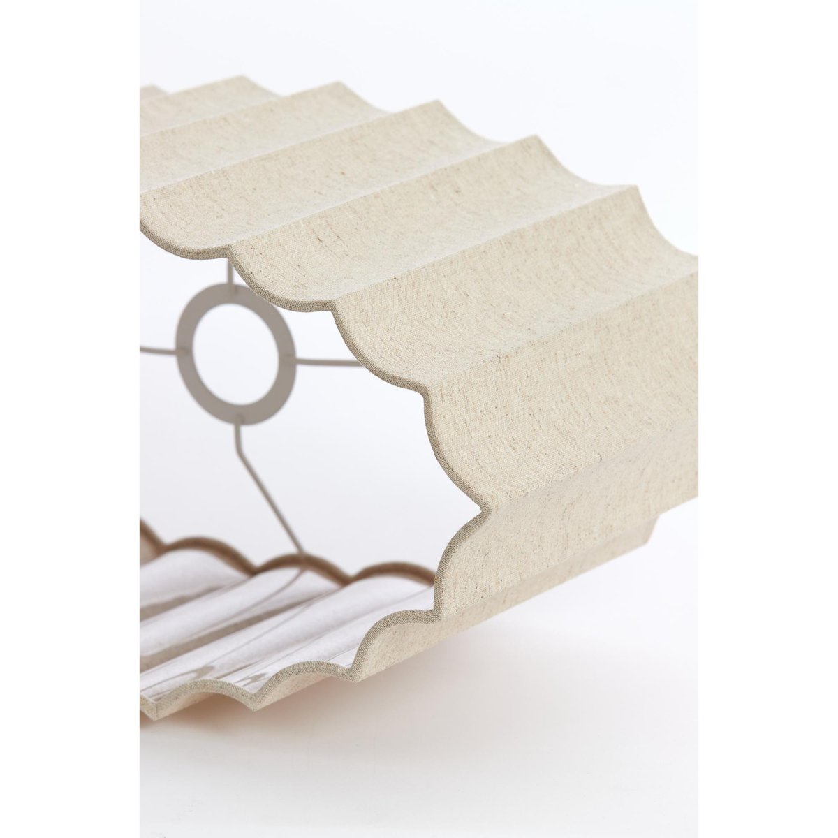 Abat-Jour Textiles DISLI crème, LIGHT & LIVING