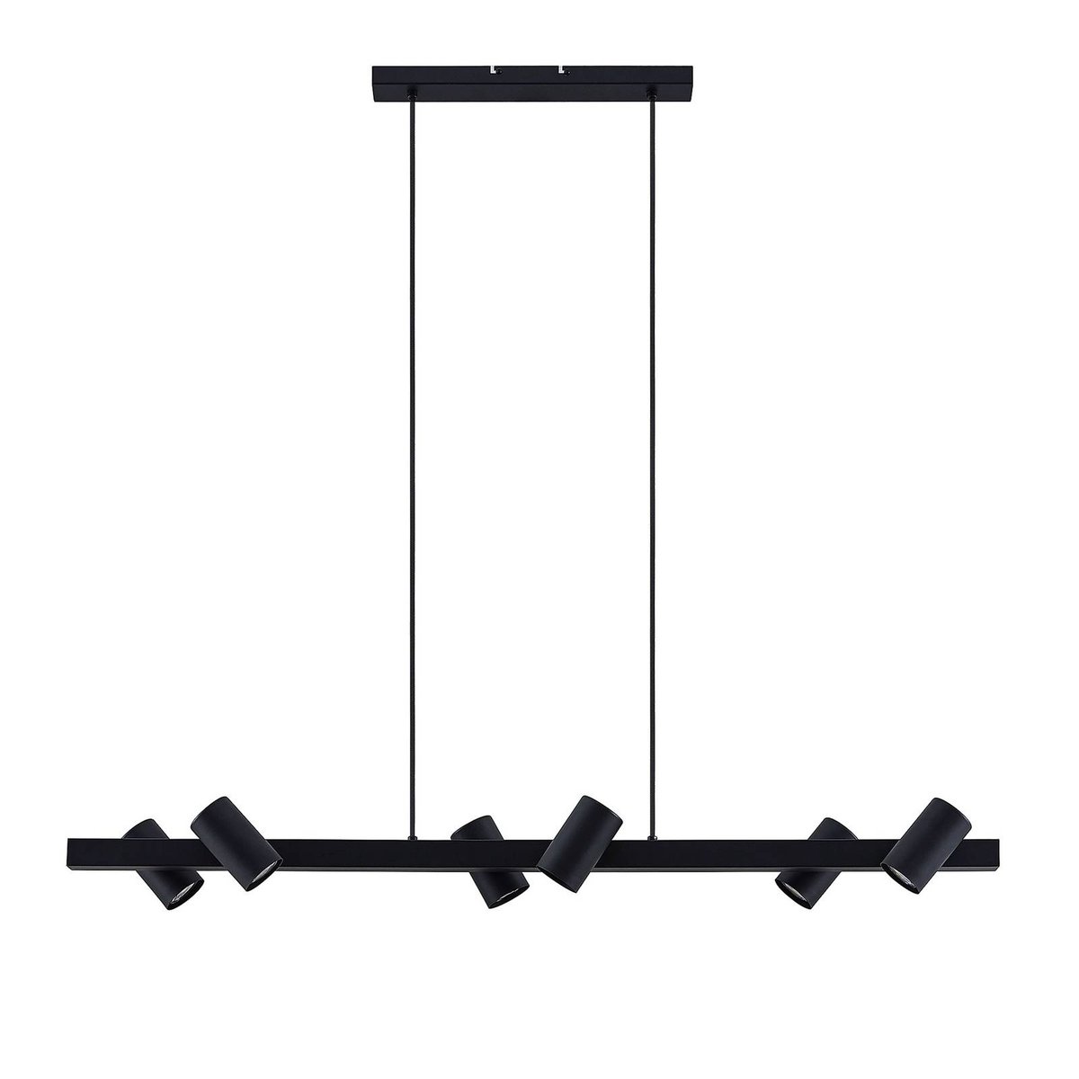 Suspension en métal moderne, Savoli noir, LINDBY