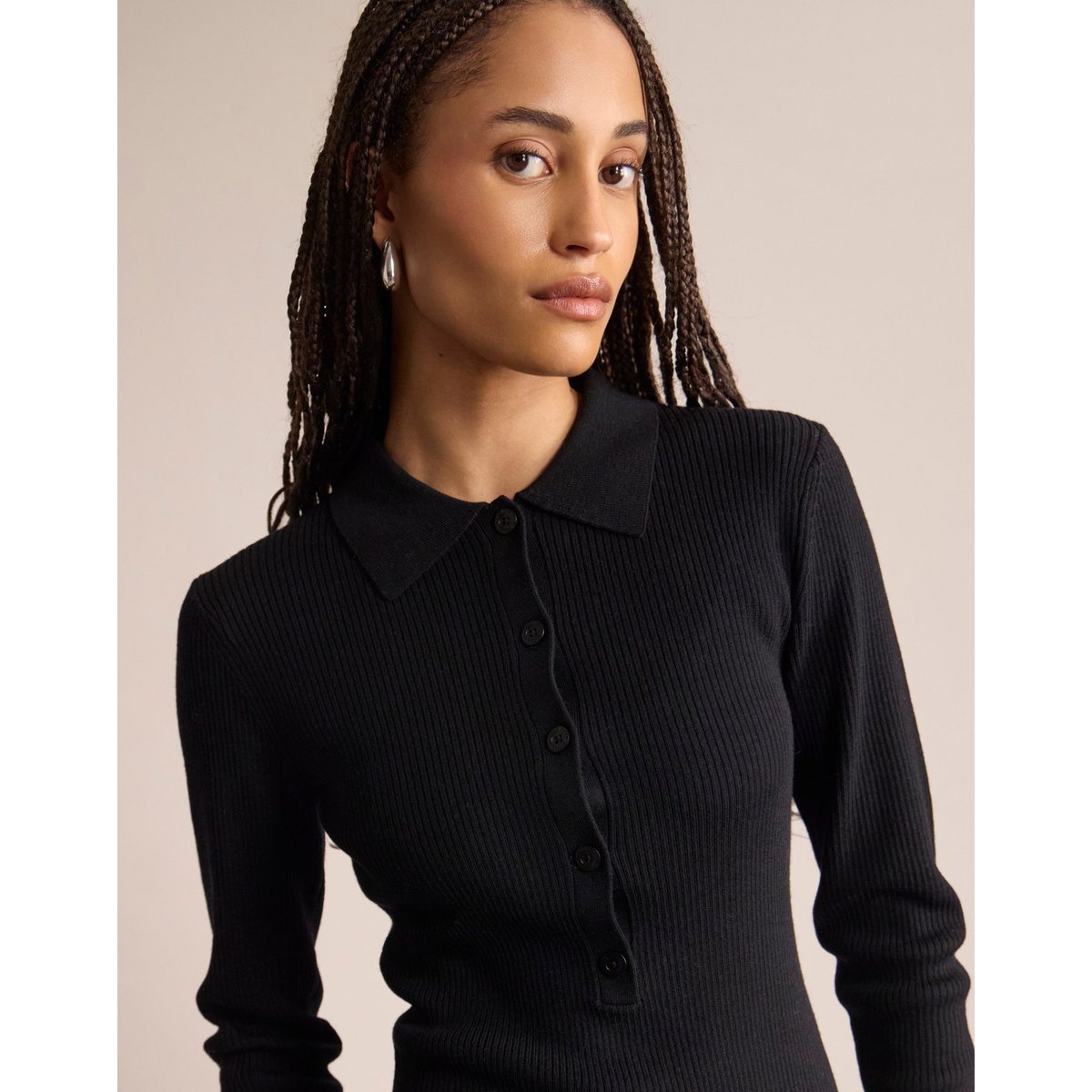 Polo Thomson noir, INES DE LA FRESSANGE PARIS