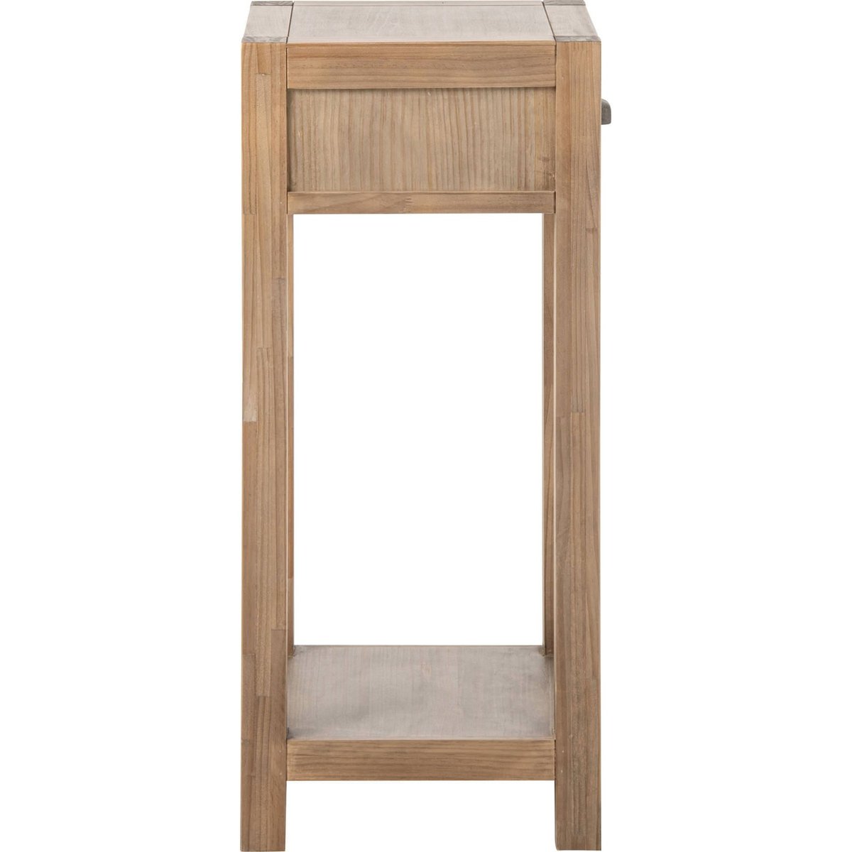 Table d'appoint en pin avec tiroir naturel, RECOLLECTION