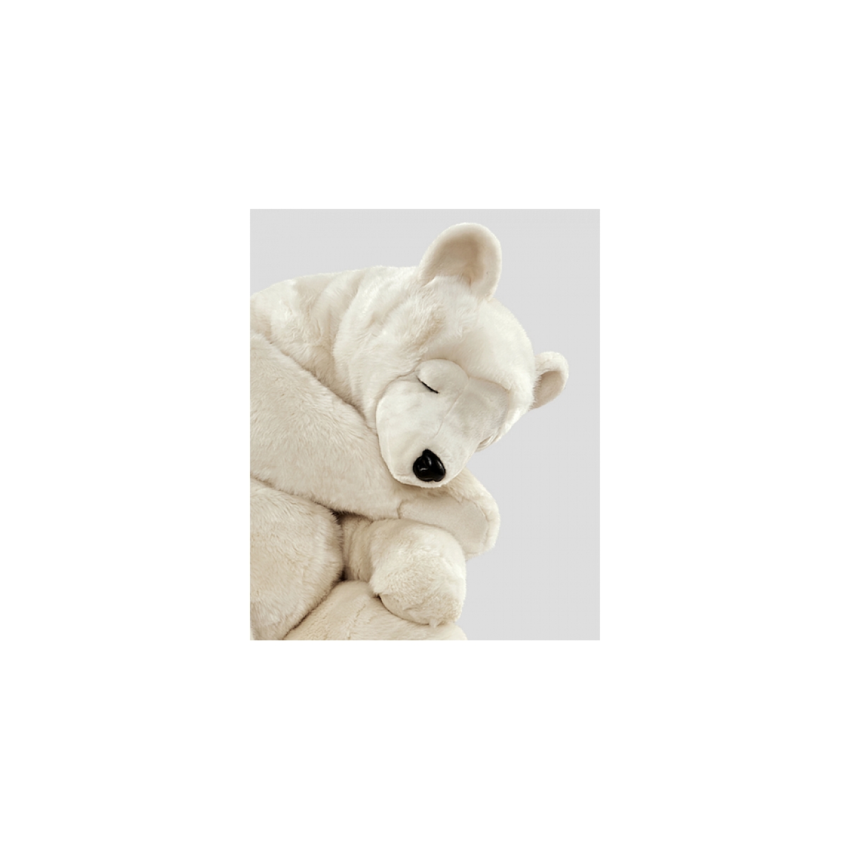 Peluche Geante Ours dormeur couleur unique, HANSA