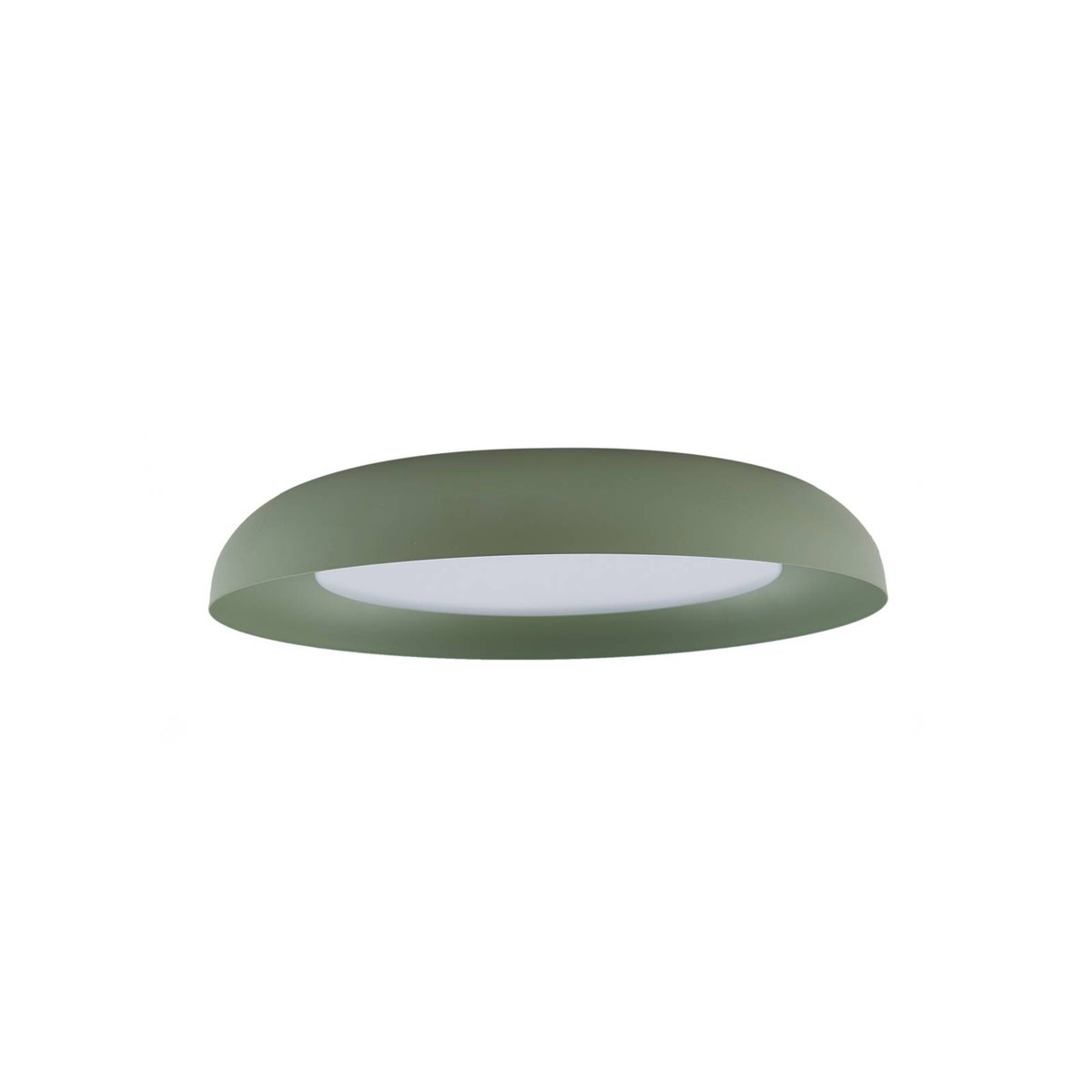 Plafonnier moderneLED, Florie vert clair, blanc, LINDBY