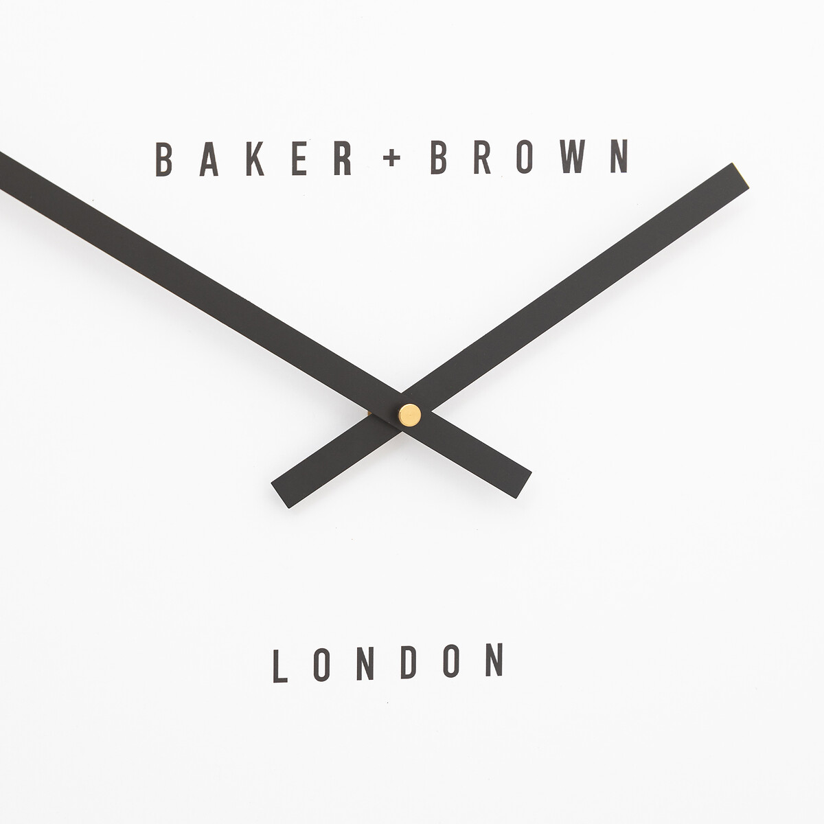 Buxton Wall Clock 50cm black, SO'HOME