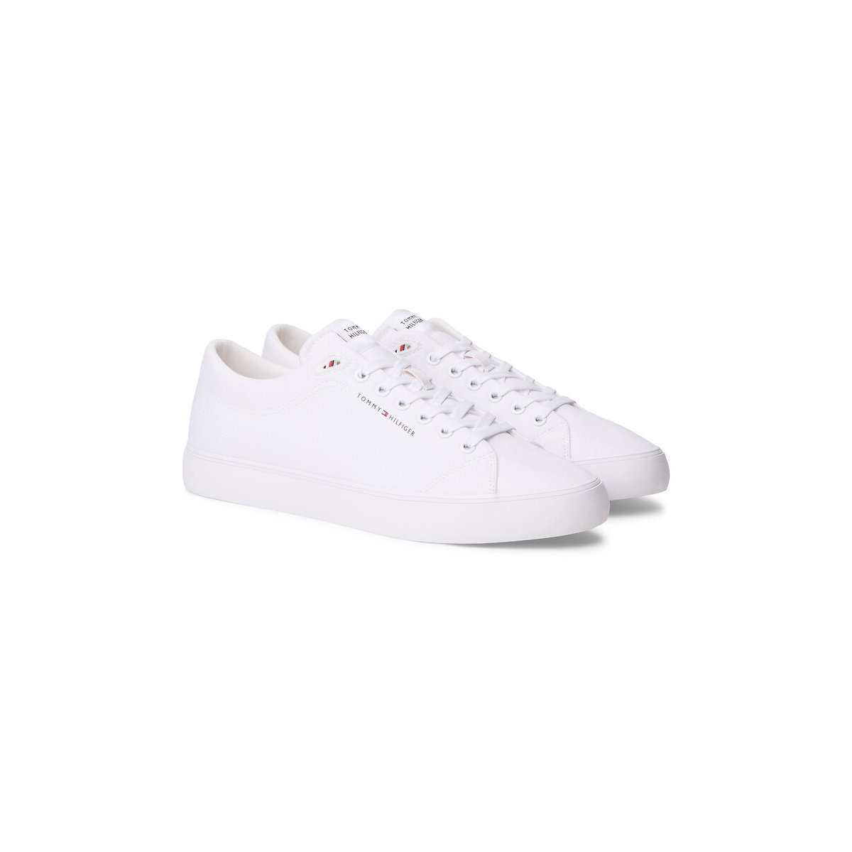 Baskets en canvas Harlem Core II blanc, TOMMY HILFIGER
