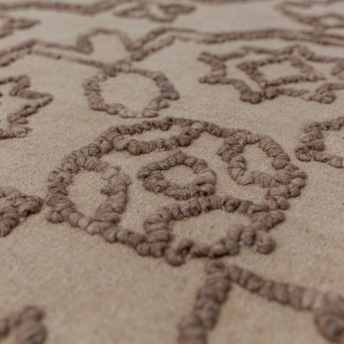 Tapis en laine SABLE VINTAGE beige, FLAIR RUGS