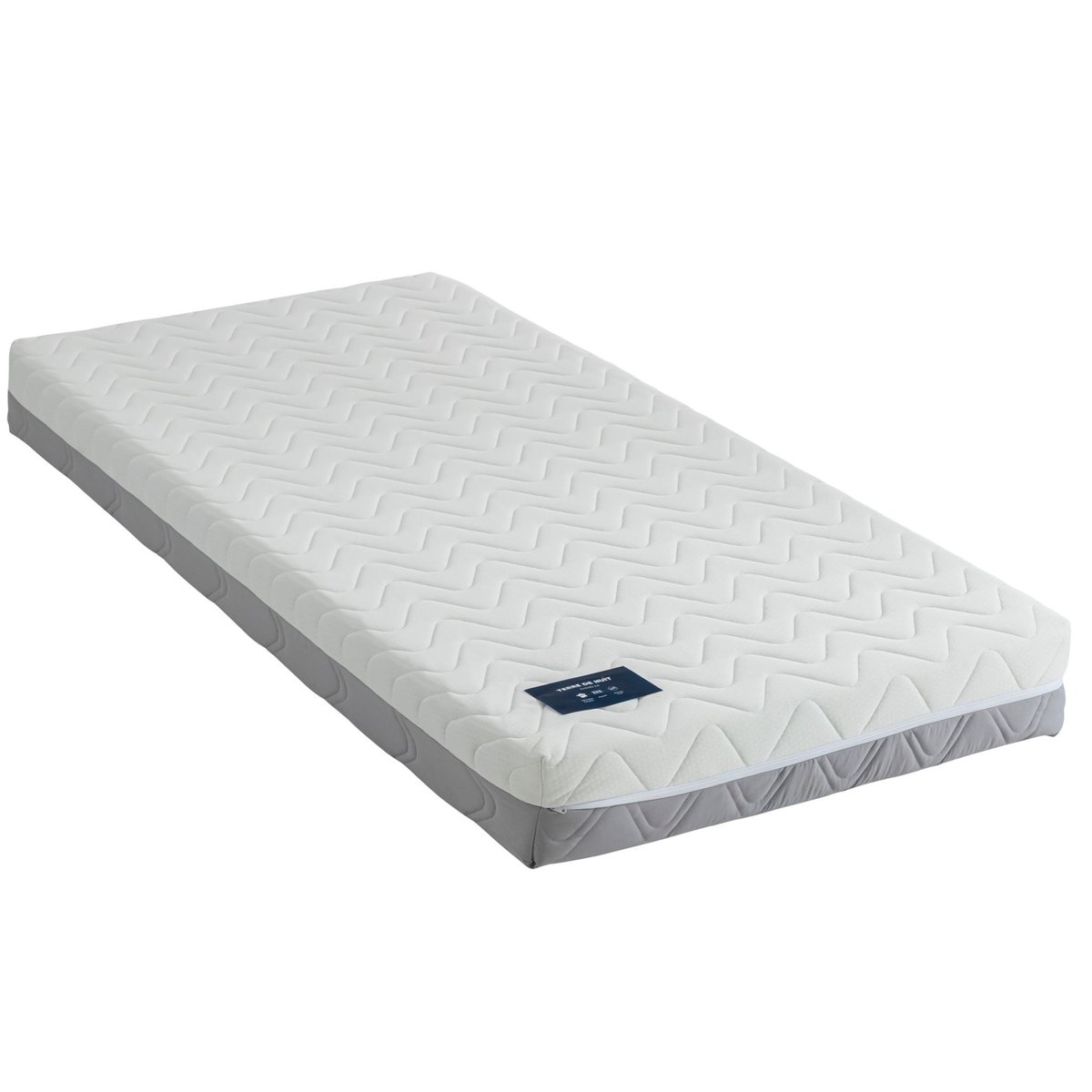 Matelas ressorts ensachés 16 cm Embellie 2.0 couleur unique, TERRE DE NUIT