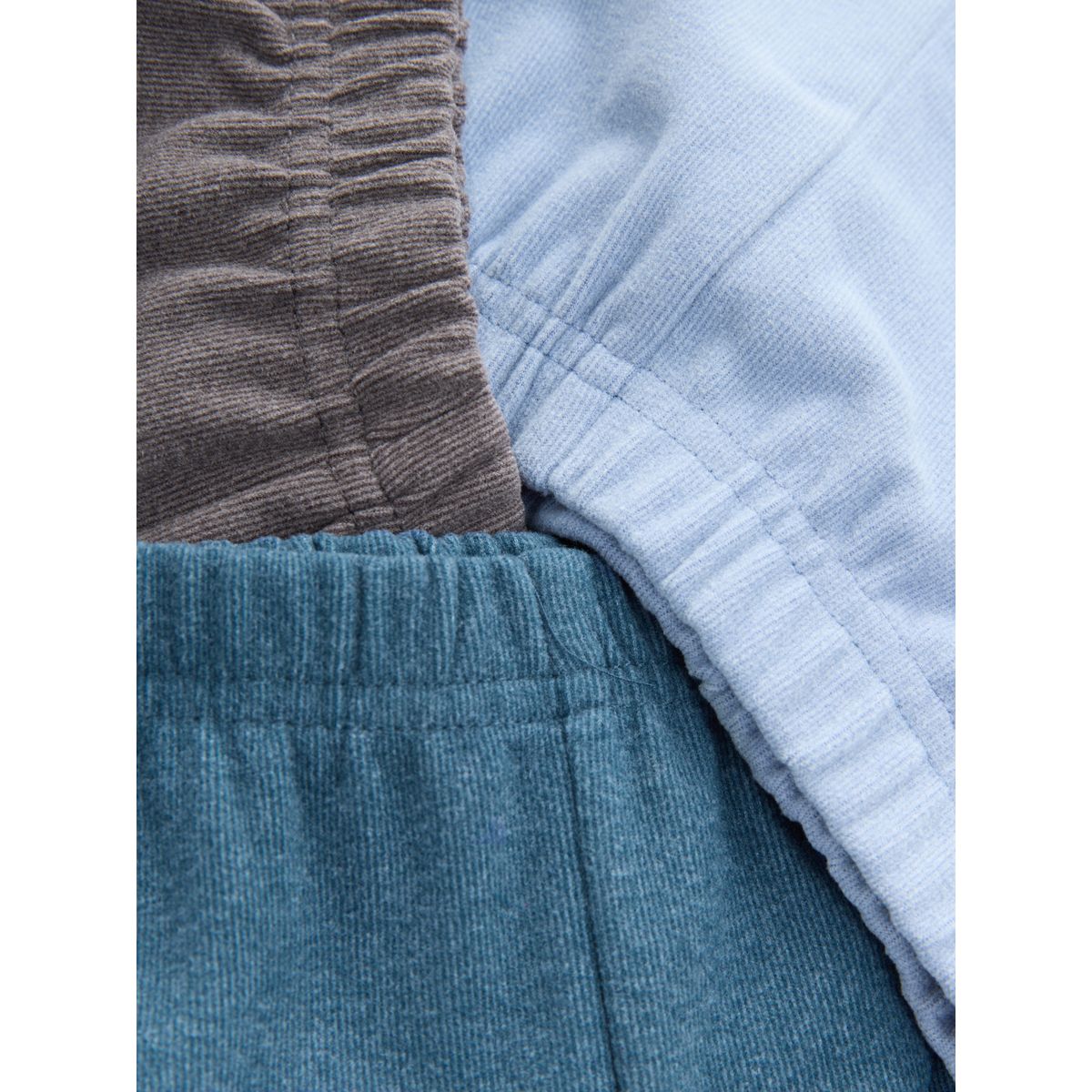 Pyjama décontracté, lot de 3 bleu/marine/gris, NEXT