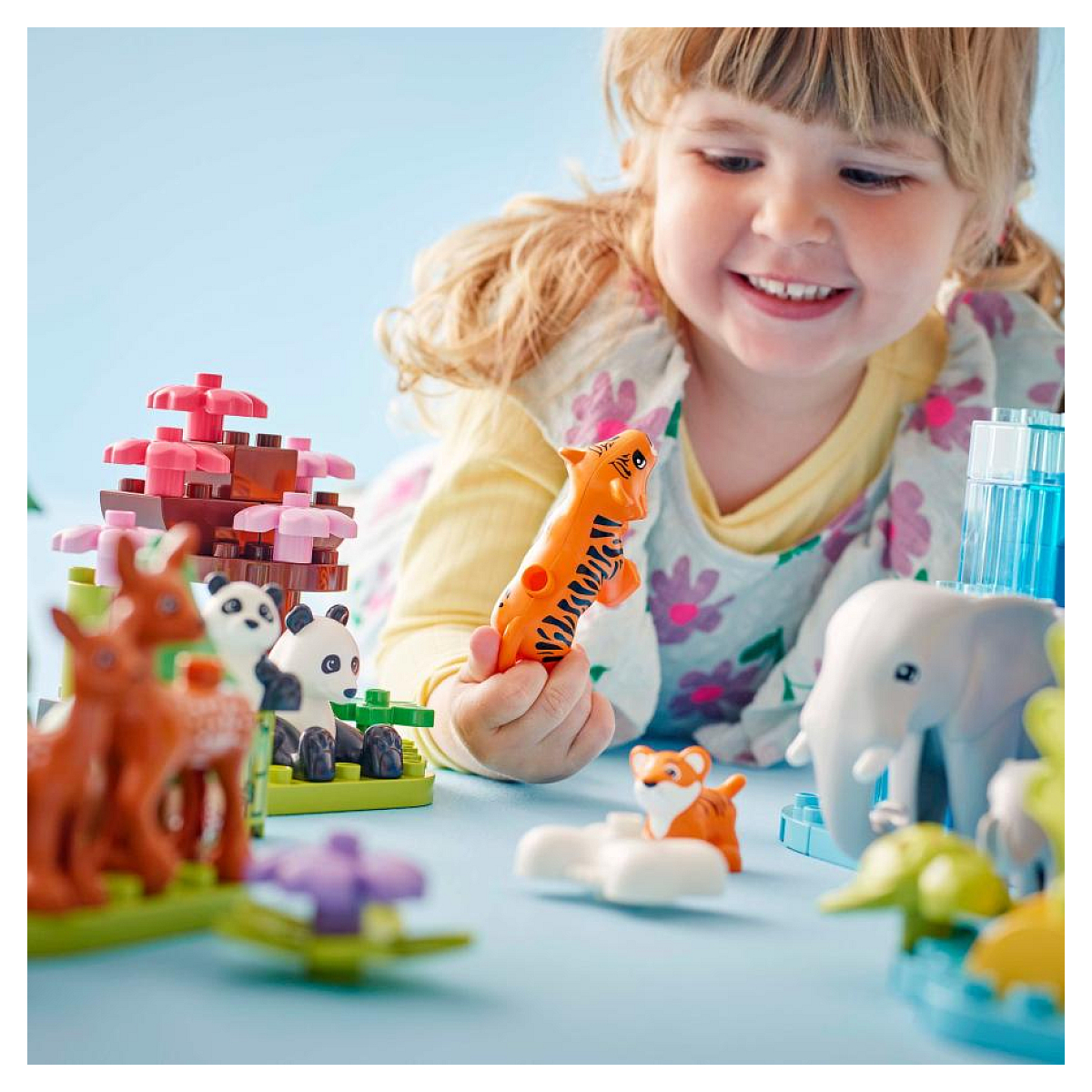 LEGO DUPLO - Set d'Aventure Familles d'Animaux Sauvages 3-en-1 - 10446 couleur unique, LEGO
