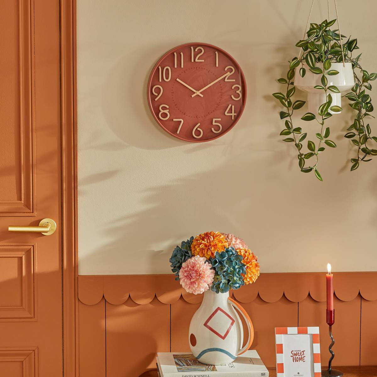 Horloge HOMY rose, ATMOSPHERA