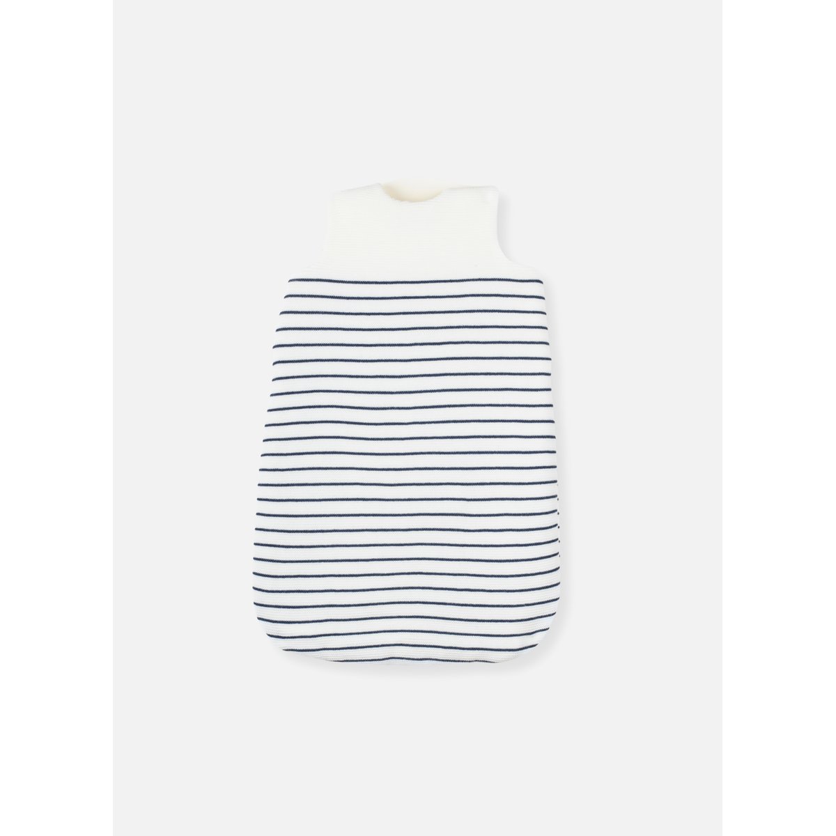 Gigoteuse bébé écru à rayures marines, LA MANUFACTURE DE LAYETTE