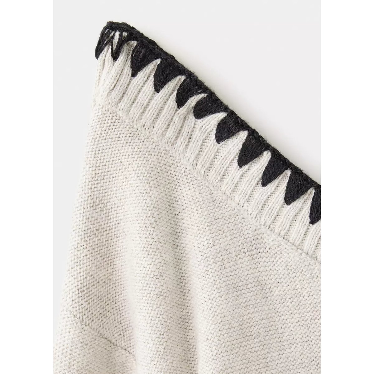 Pull-over coton asymétrique beige, MANGO TEEN