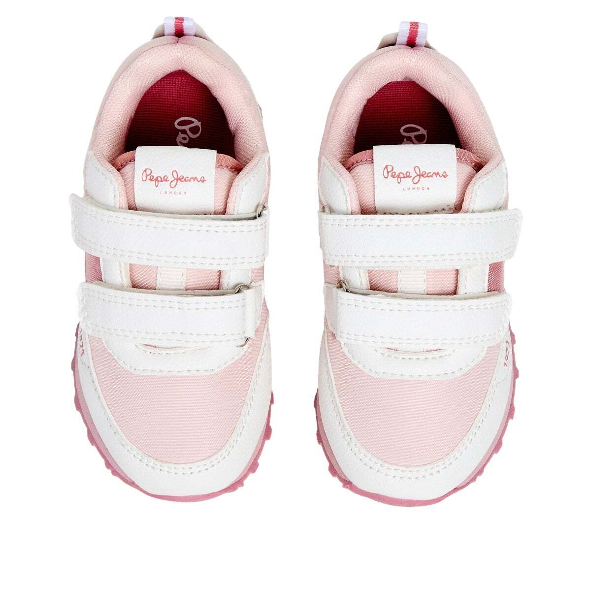 Baskets Running Avec Fermeture Velcro blanc cassé, PEPE JEANS