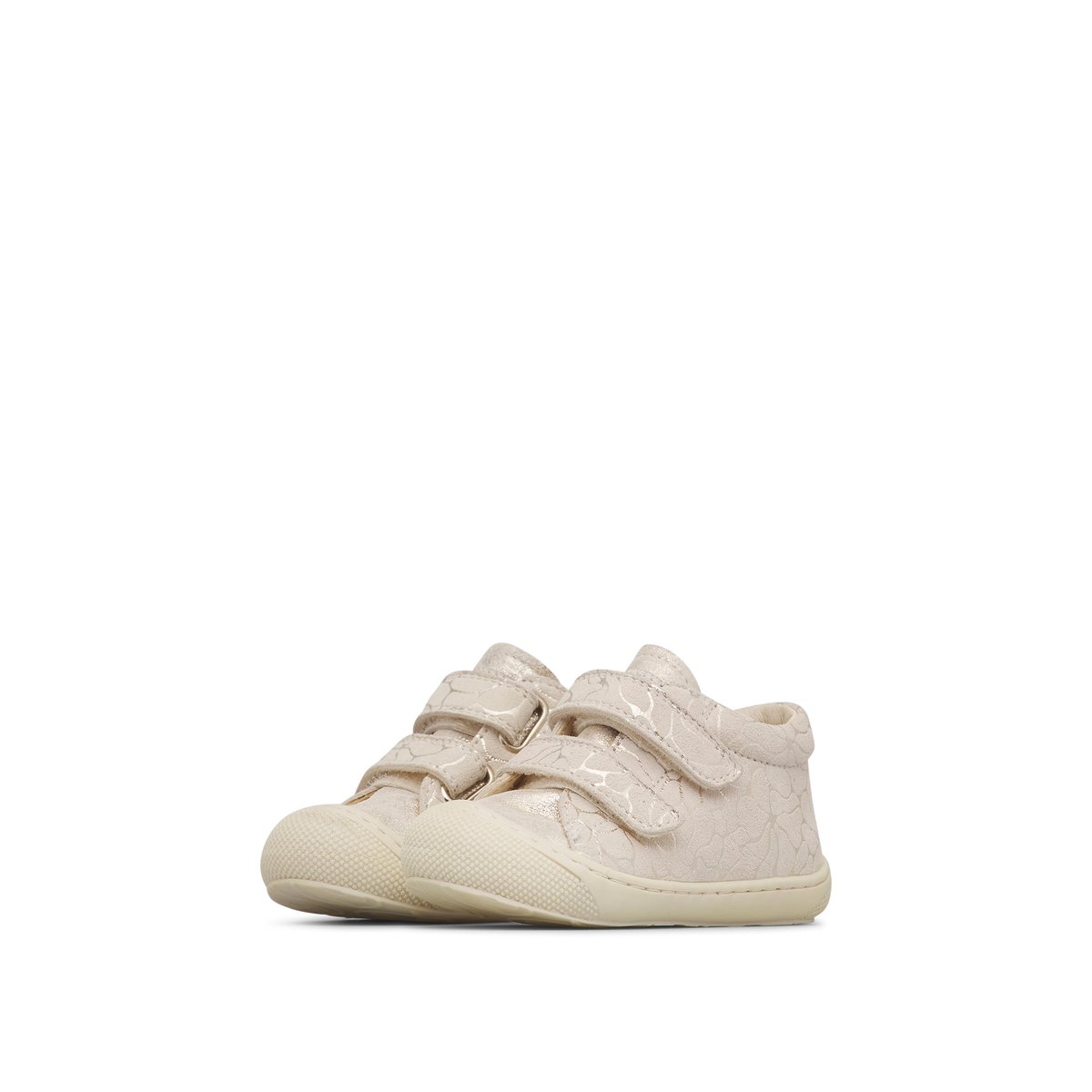 Chaussures premiers pas en suède COCOON VL beige-platin-, NATURINO