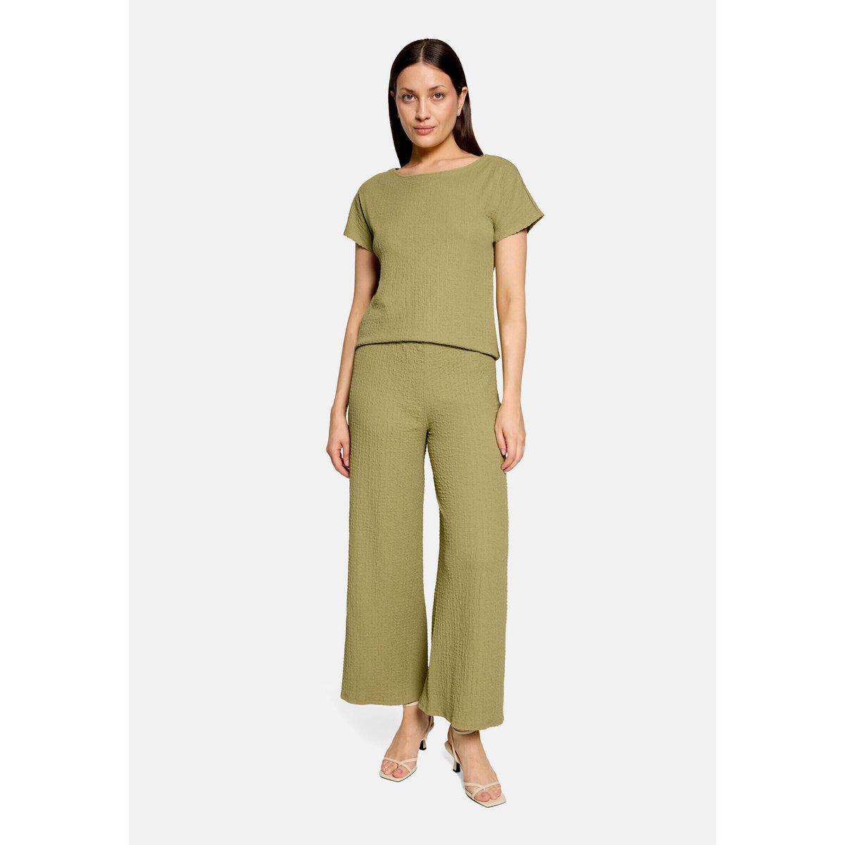Jupe-culotte à élastique soft olive, BETTY BARCLAY