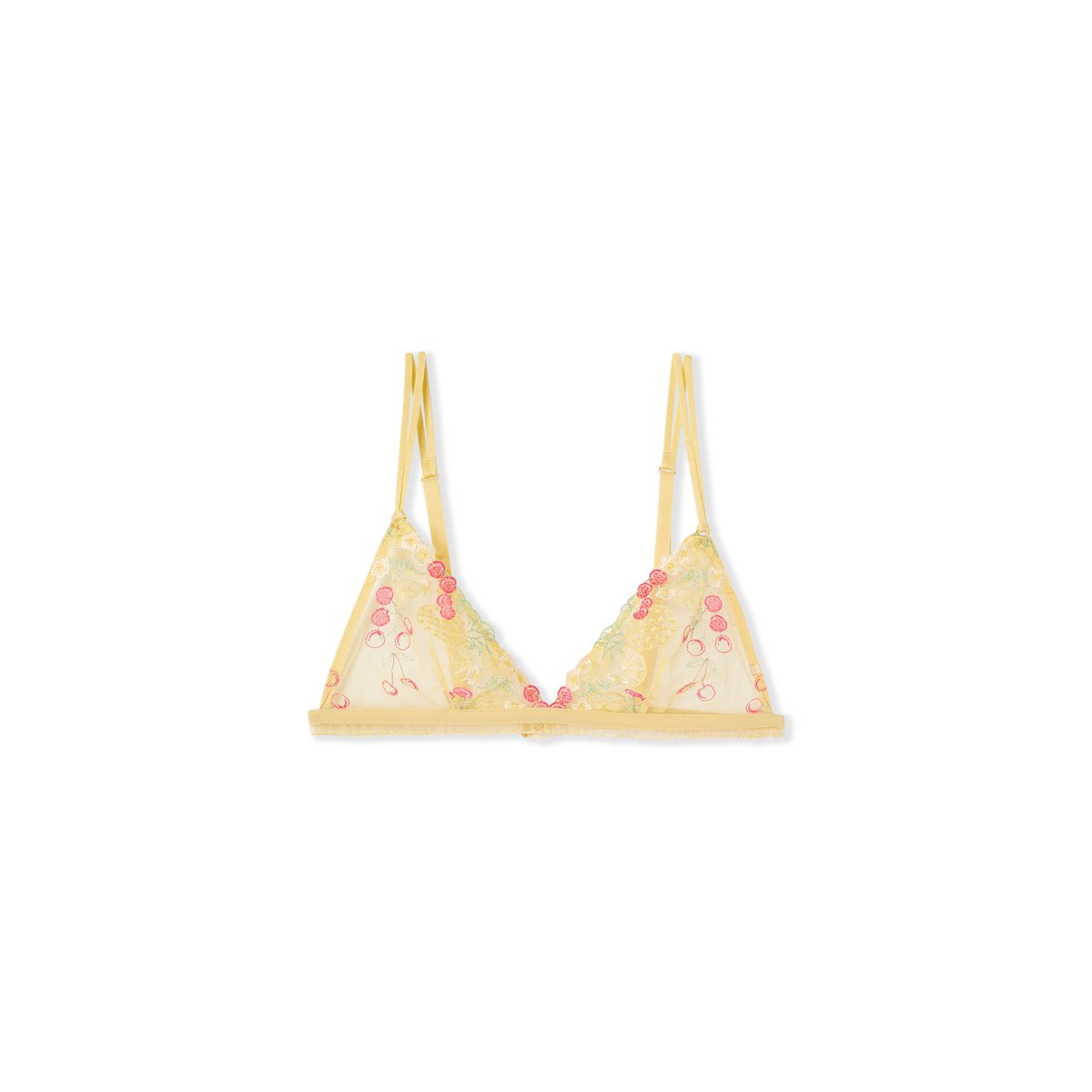 Soutien-gorge triangle avec motifs fruits brodés CALYPSO multicolore, ETAM