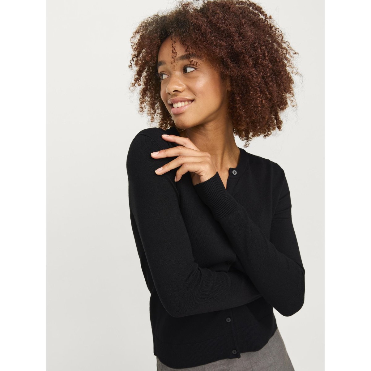 Cardigan En Maille black 1, JJXX