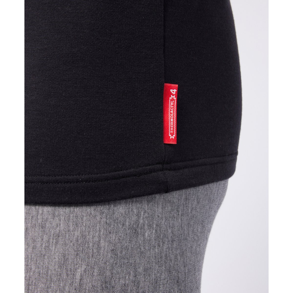 Tee-shirt col roulé Comfort Thermolactyl 4 noir, DAMART SPORT