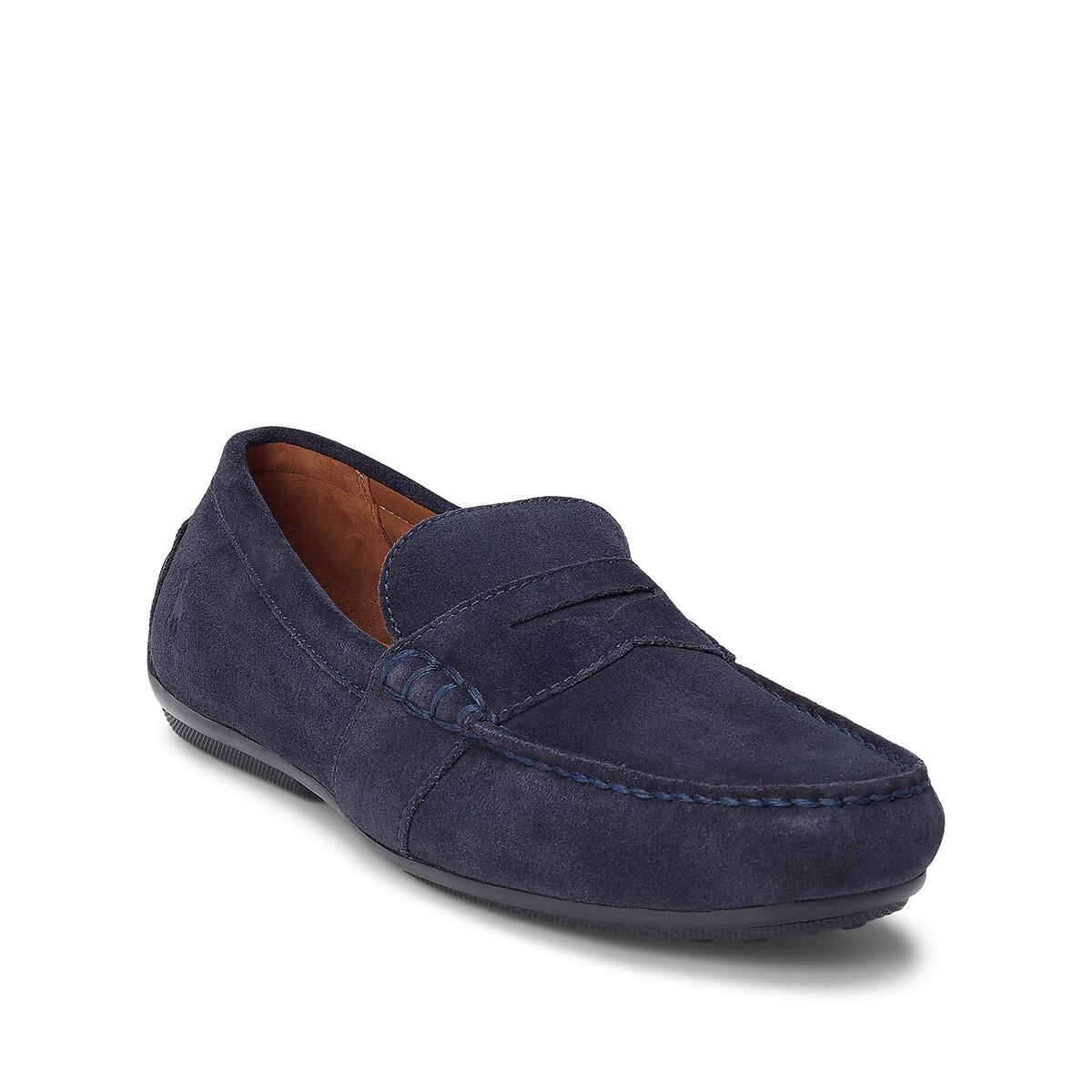 Mocassins en cuir suede Reynold bleu marine, POLO RALPH LAUREN