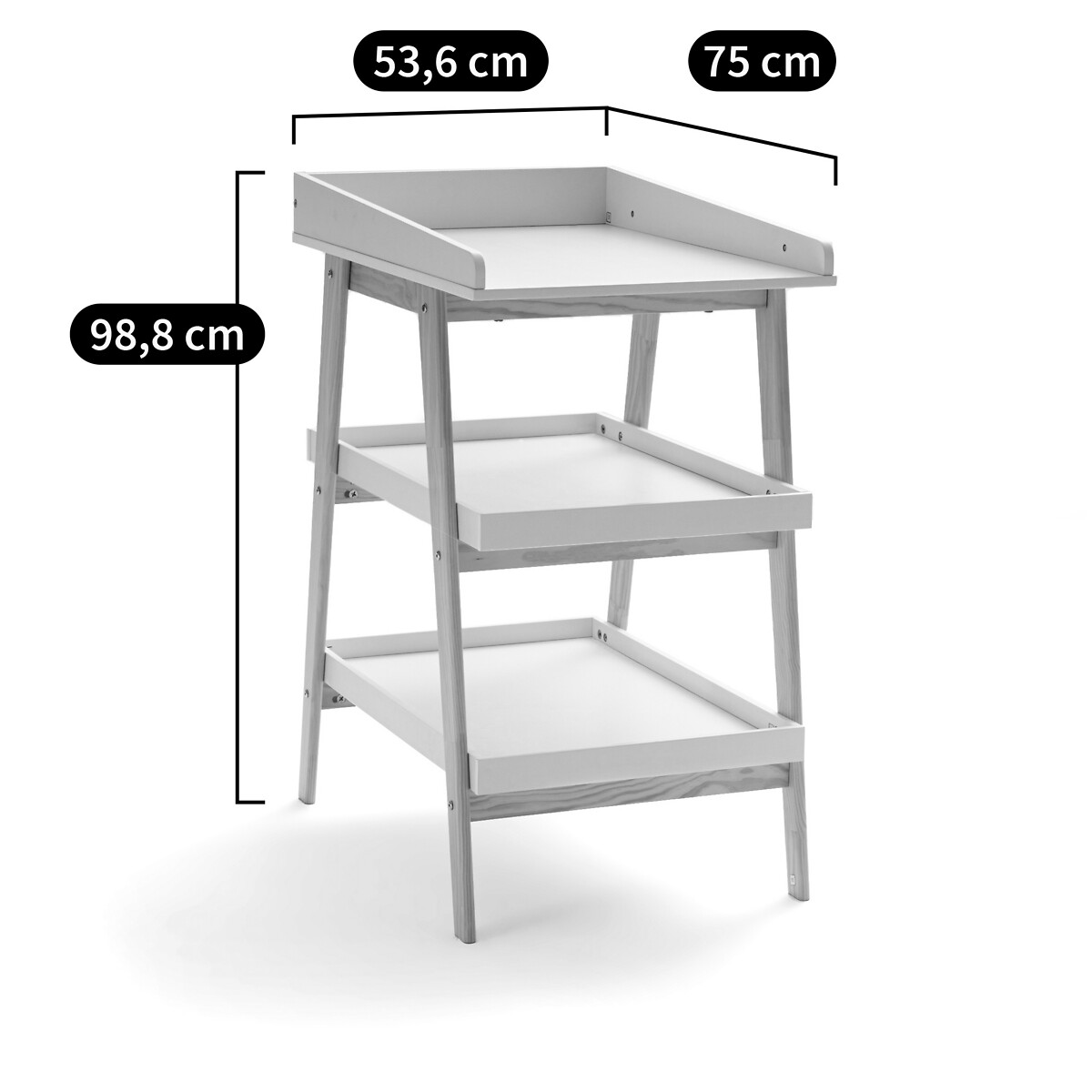 Fasciatoio Oréade bianco/legno, LA REDOUTE INTERIEURS