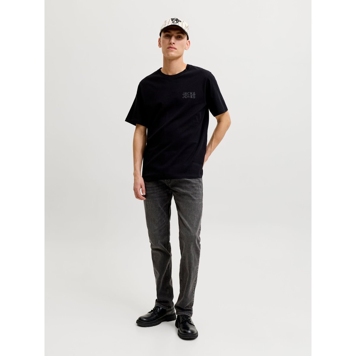 Jean Slim black denim, JACK & JONES