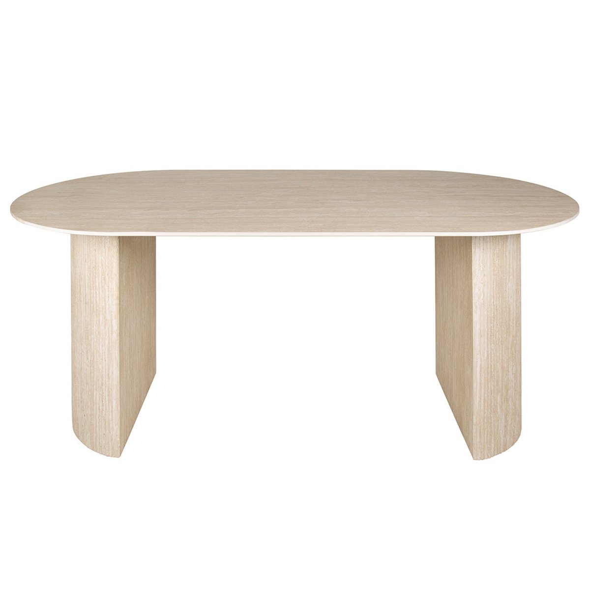 Table à manger 180x90 cm - MAEVA beige, BEST MOBILIER