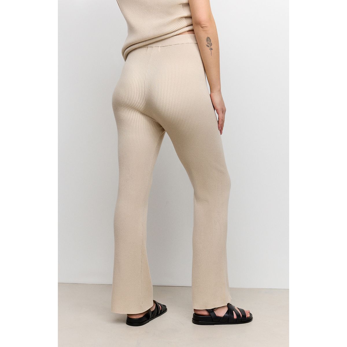 Pantalon en maille maternité oatmeal, NEXT