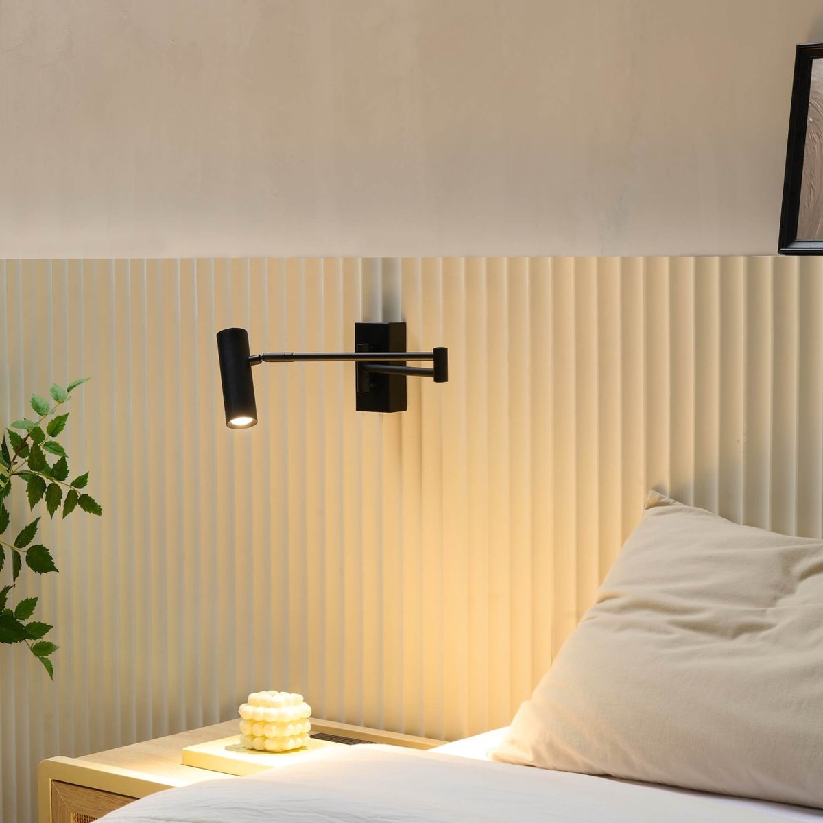 Applique LED orientable tactile - RIMIO noir, KOSILUM