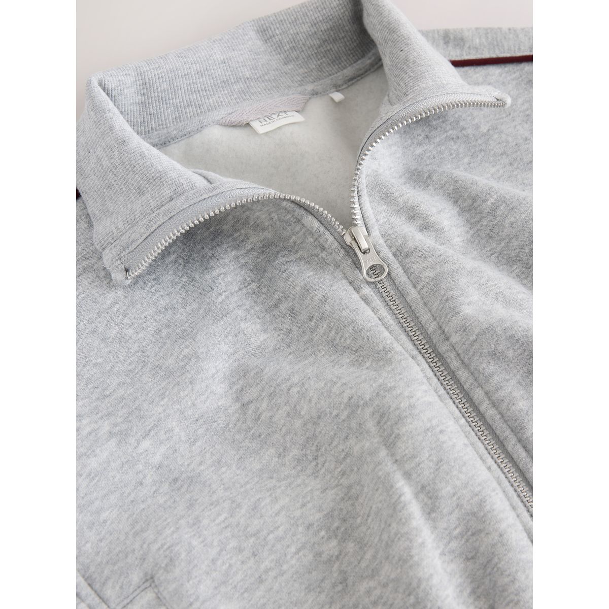 Sweat zippé gris, NEXT