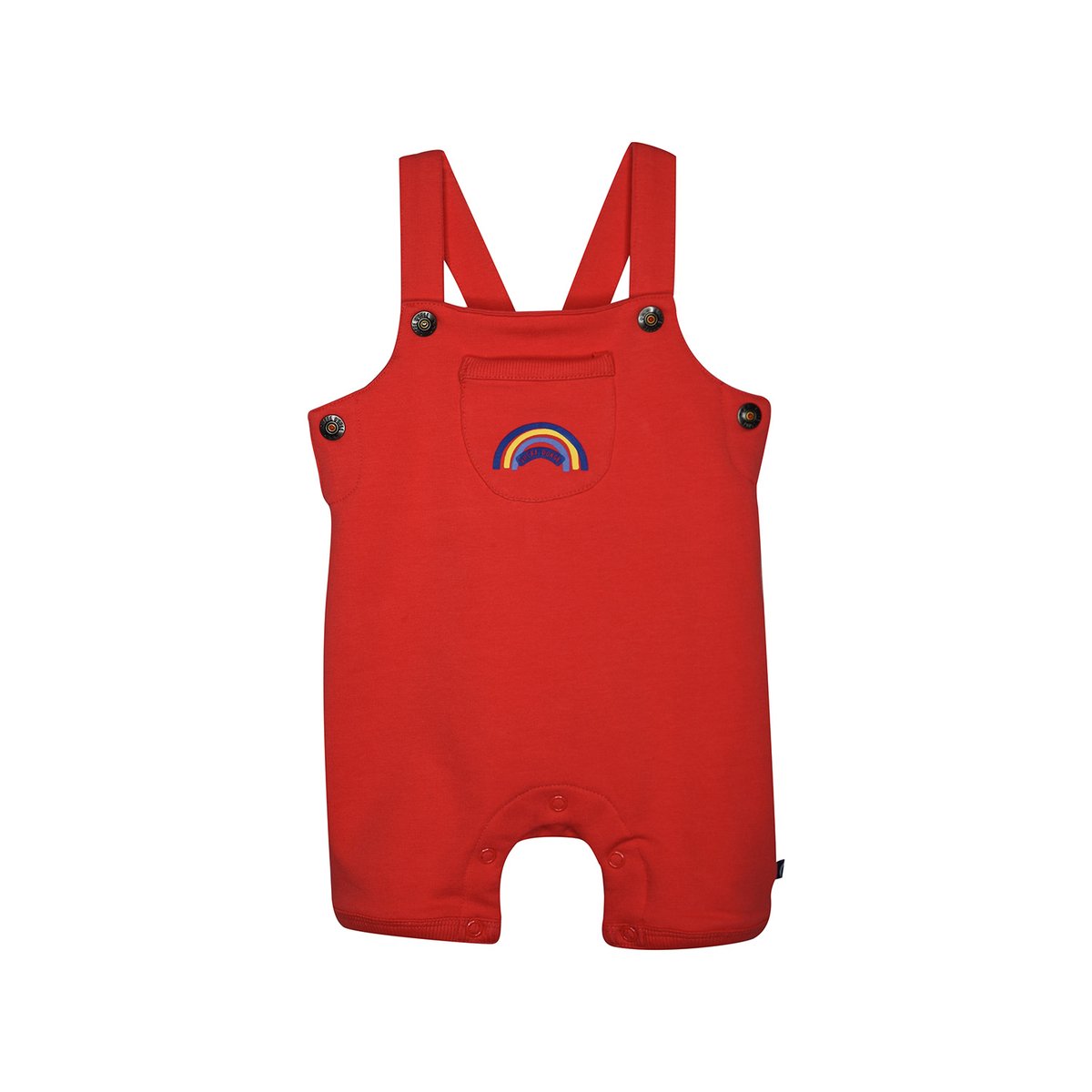 Tshirt salopette leonard maille court bebe rouge, SUCRE D'ORGE