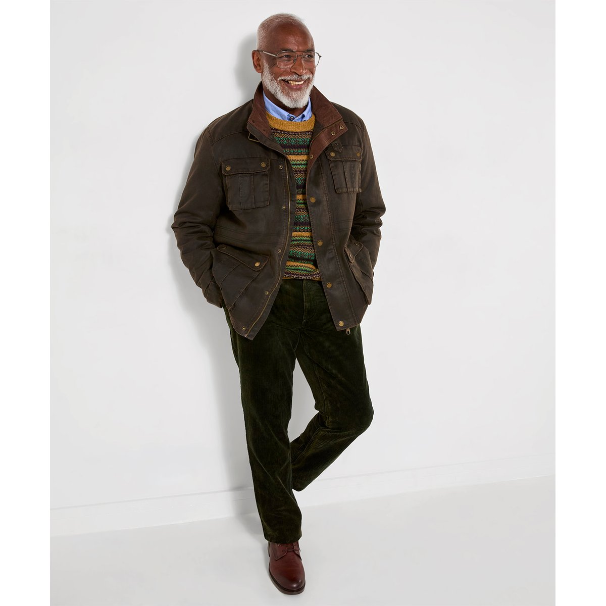 Superbe Veste Cirée marron, JOE BROWNS