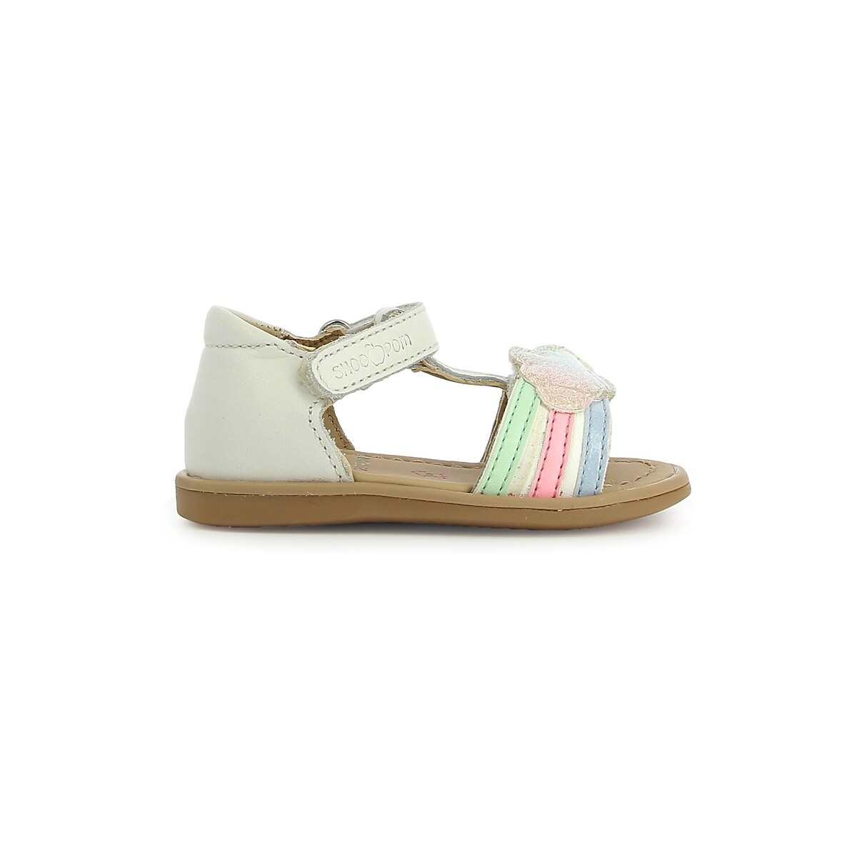 Kids Tity Multi Touch 'n' Close Sandals white, SHOO POM