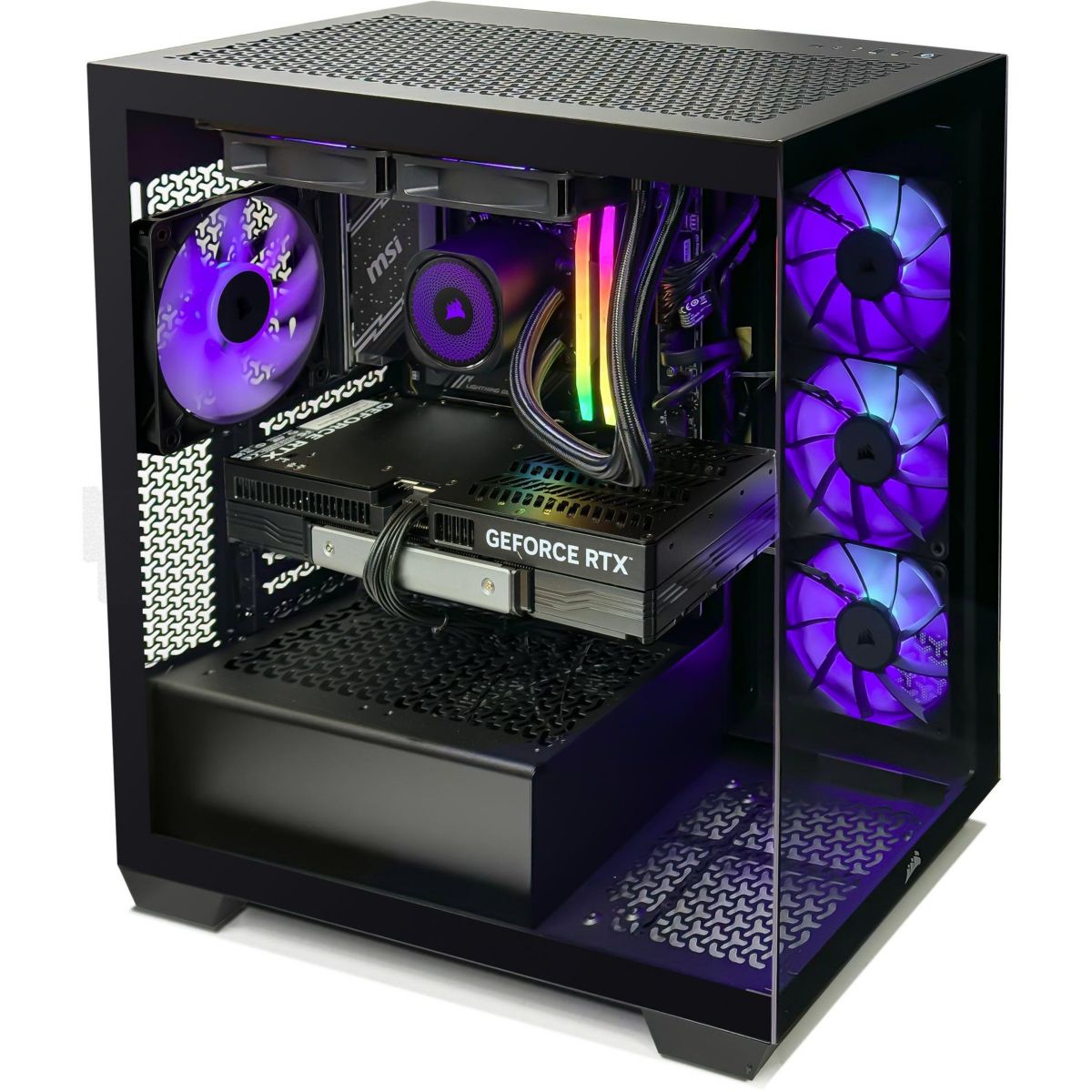 PC Gamer 3500X - AMD Ryzen 7 5700X - Nvidia GeForce RTX 5060 - 16 Go RAM DDR4 - SSD 1 To - SANS OS couleur unique, CORSAIR