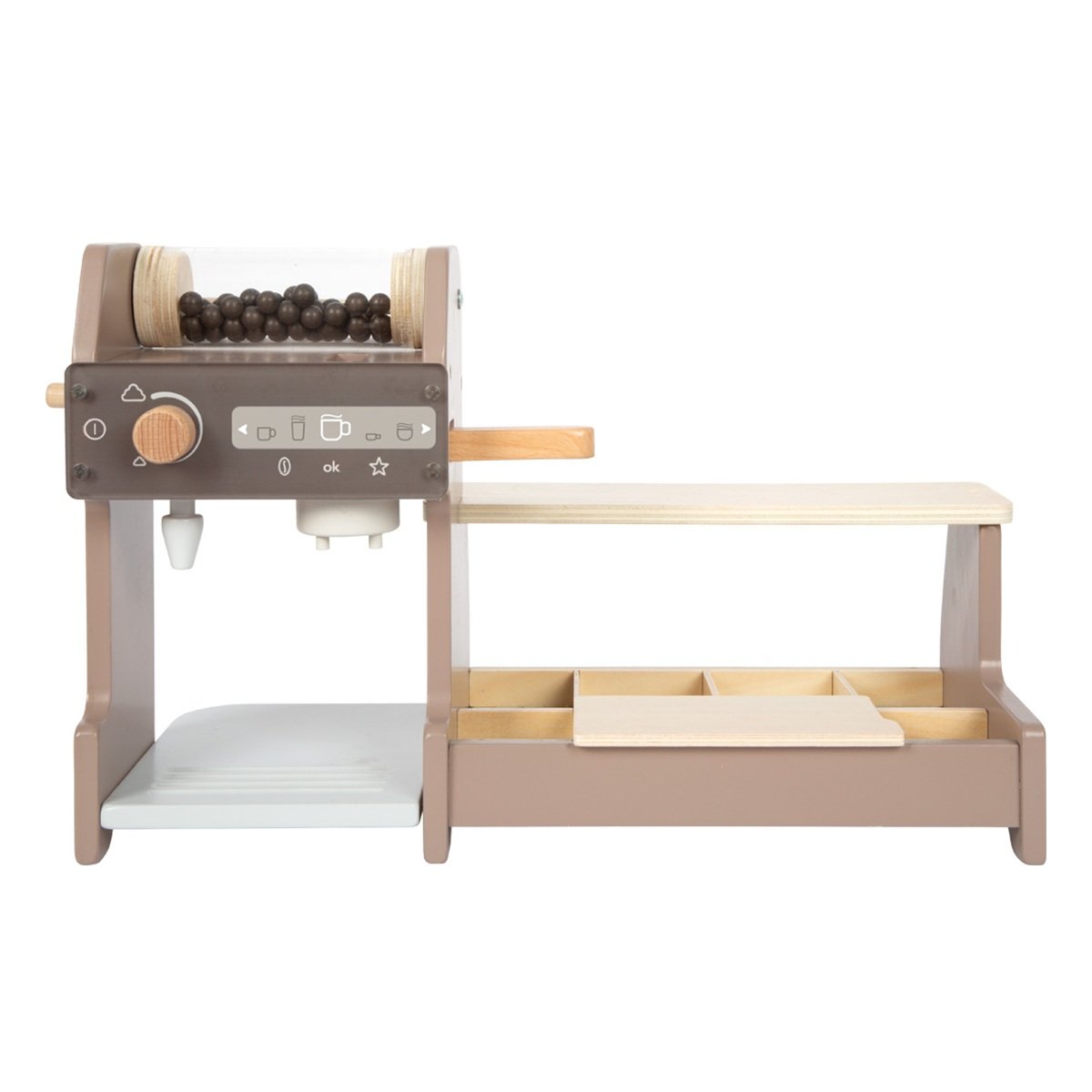 Set de café barista marron, SMALL FOOT COMPANY