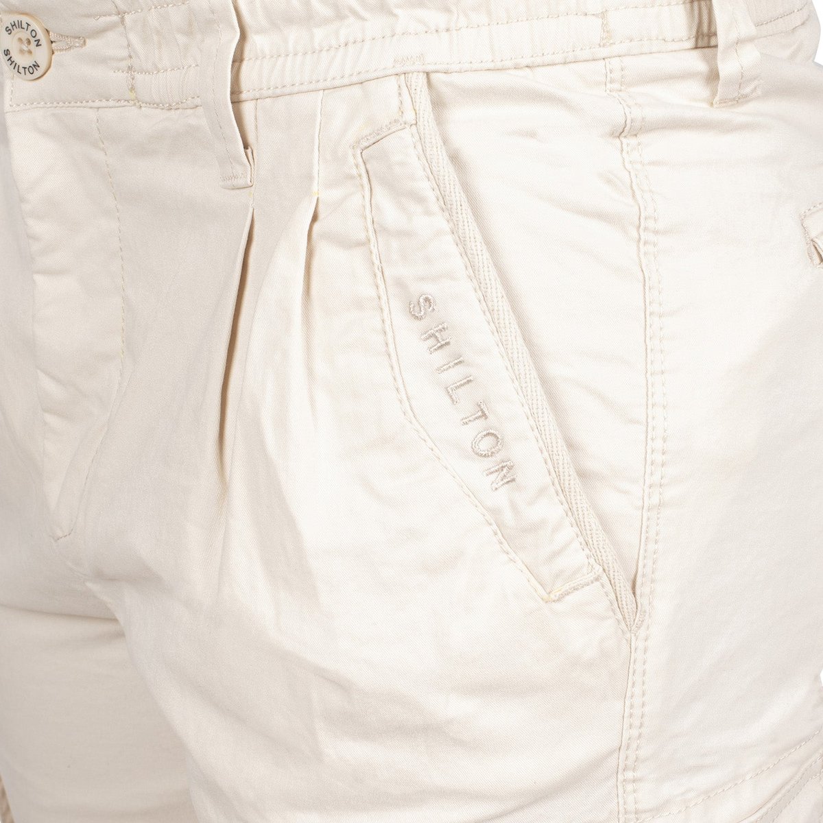 Bermuda cargo 6 poches beige, SHILTON