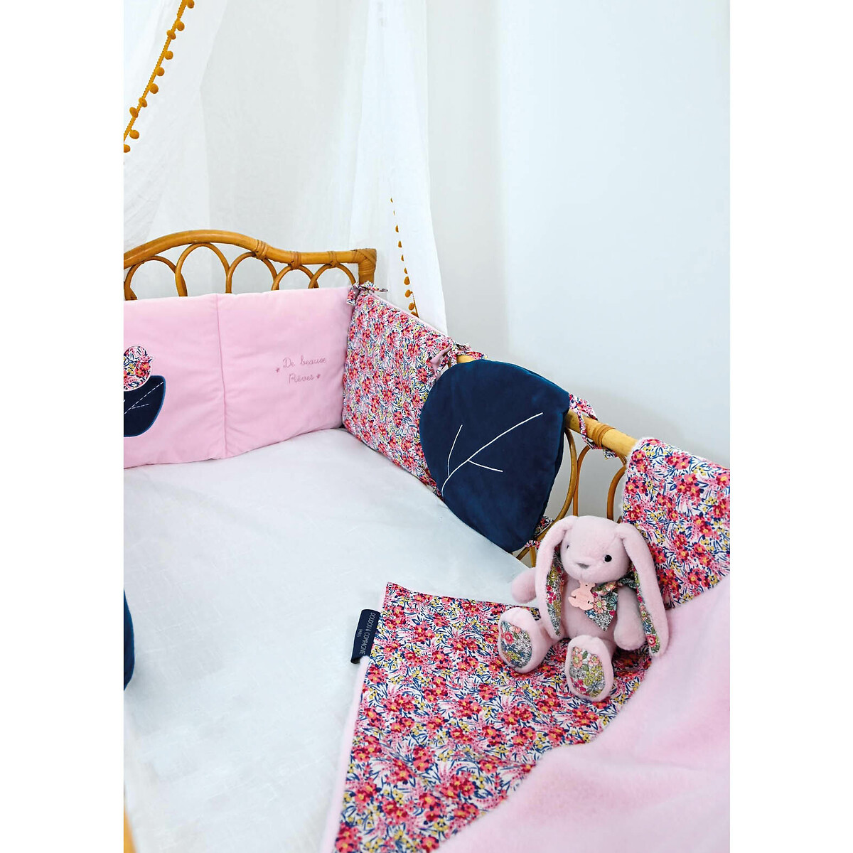 Tapis de parc tapidou Boh'aime rose, DOUDOU ET COMPAGNIE