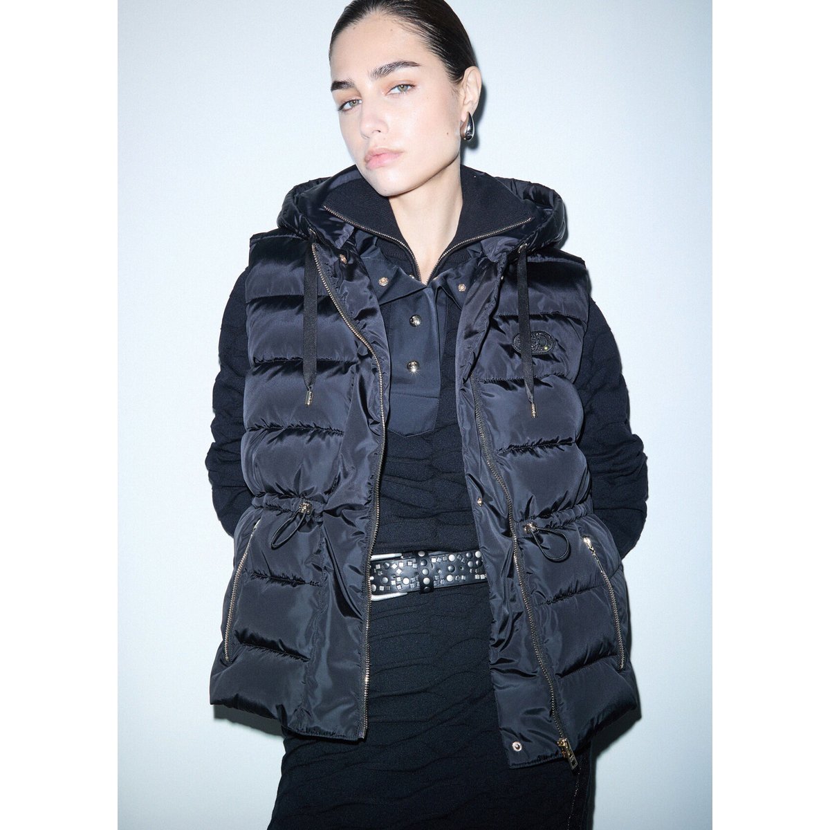 Gilet à capuche noir, LIU JO