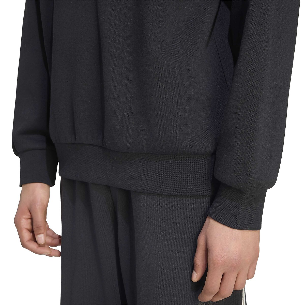 Sweat col rond, loose noir, ADIDAS SPORTSWEAR