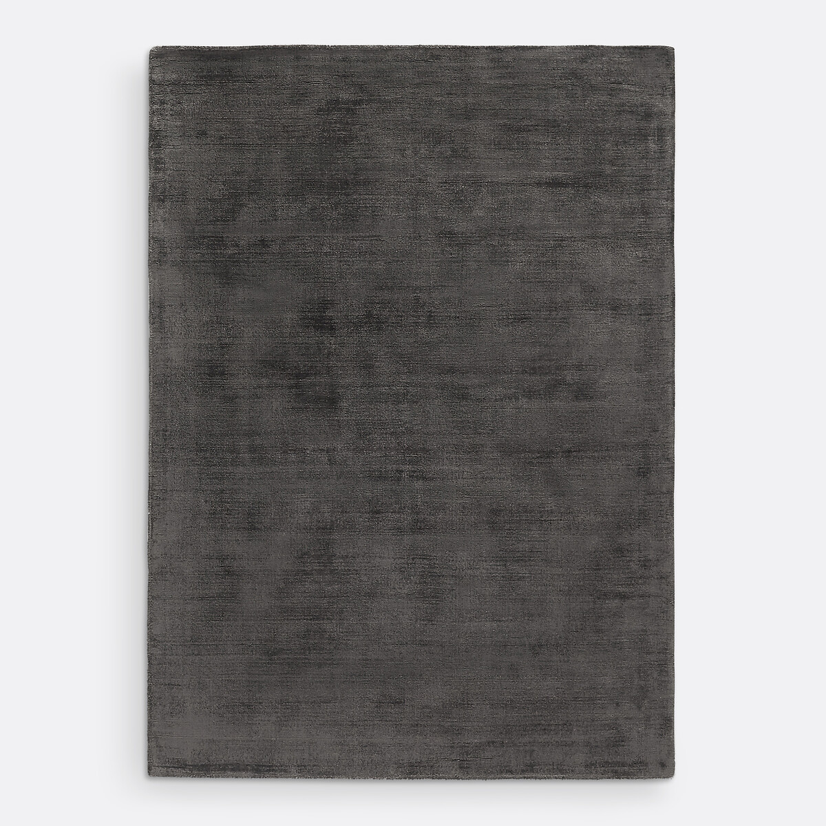 Tapis 100% Tencel™, fait main, aspect vieilli, IZRI gris anthracite, LA REDOUTE INTERIEURS