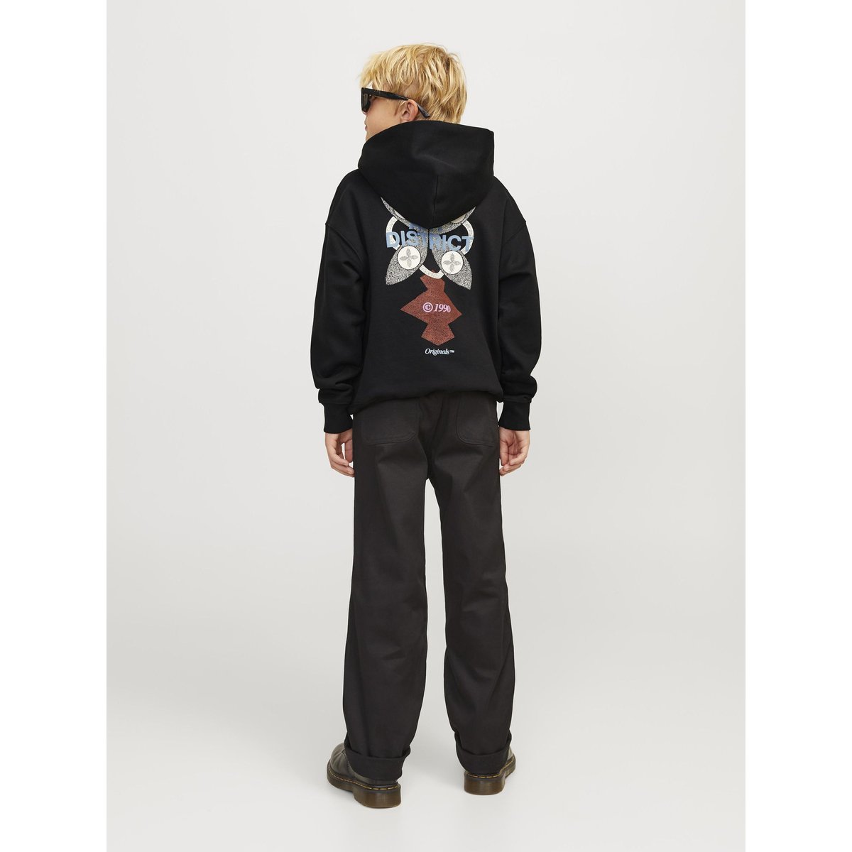 Sweat À Capuche black 1, JACK & JONES JUNIOR